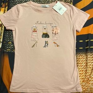 Ladies Pink Shirt size: S/M